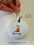 Chihuahua Ceramic Bauble